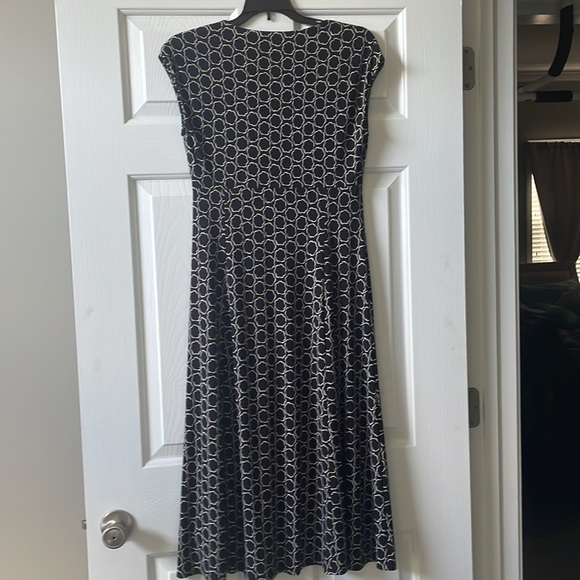 Chaps Black Midi Dress - Picture 2 of 4